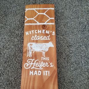 Handmade wood chalk signs